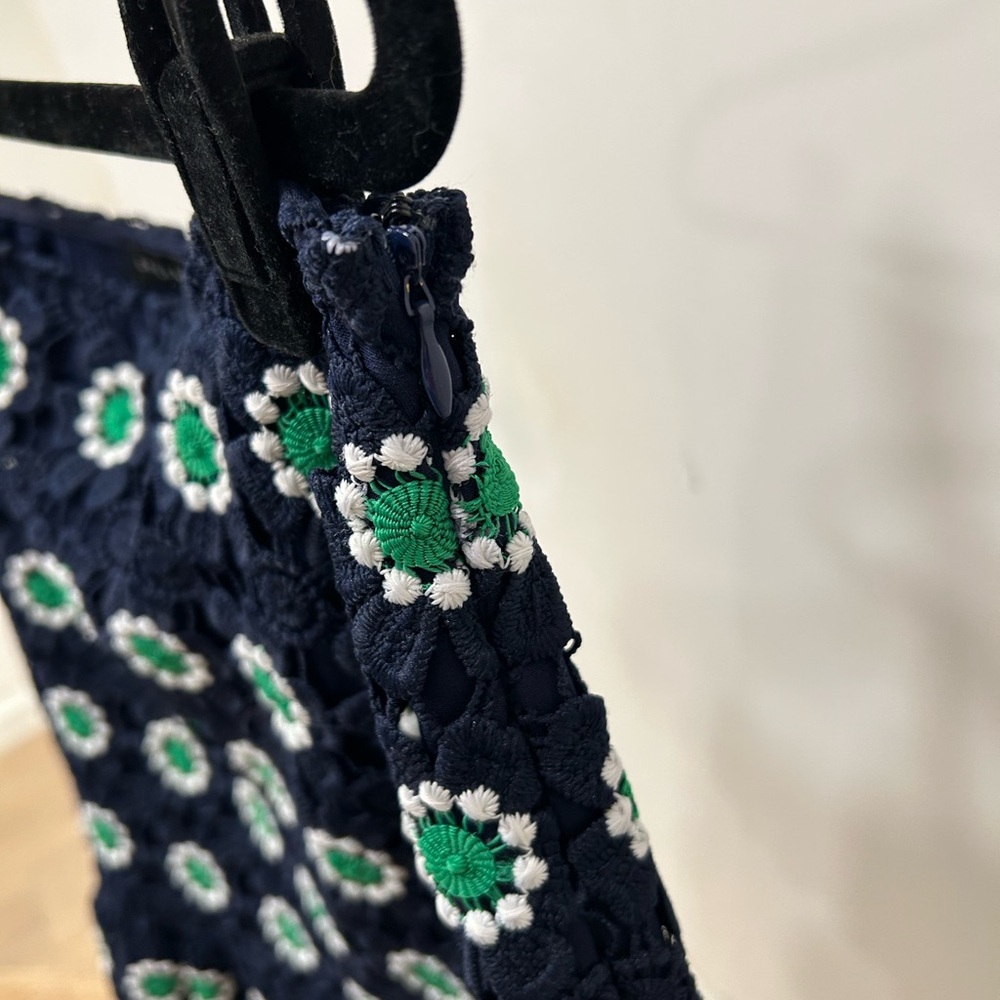 English Factory Navy and Green Mini Skirt - Picture 7 of 7